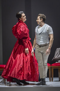 Bernarda Klinar (Olga) & Alexander Fedorov (Lenski) | © Birgit Gufler