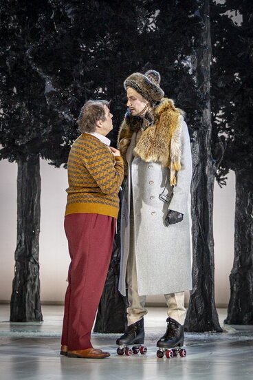 Wojo van Brouwer (Figaro), Patrick Ljuboja (Graf Almaviva) | © Birgit Gufler