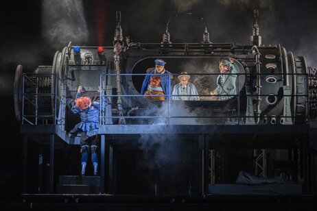 Jennifer Maines (Frau Pusebach), Florian Stern (Fritz Steppke), Michael Gann (Pannecke), Julien Horbatuk (Lämmermeier)