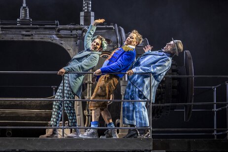 Julien Horbatuk (Lämmermeier), Florian Stern (Fritz Steppke), Michael Gann (Pannecke)