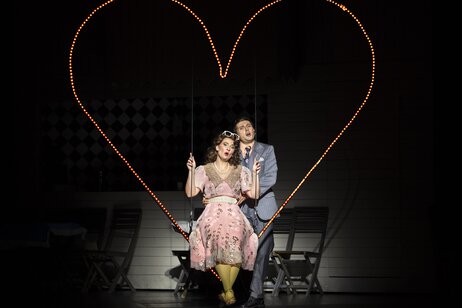 Jakob Nistler (Dr. Otto Siedler), Annina Wachter (Ottilie) | © Birgit Gufler