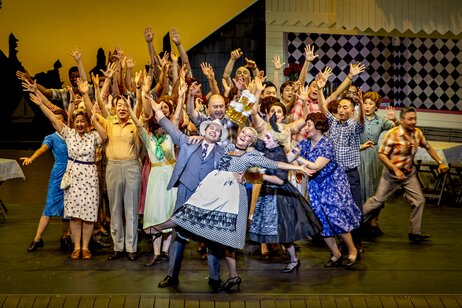 Chor, Jakob Nistler (Dr. Otto Siedler), Susanne Langbein (Josepha)