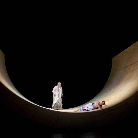 Uwe Stickert (Tito), Camilla Lehmeier (Sesto) | © Birgit Gufler