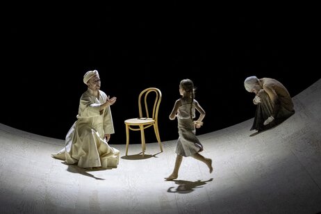 William Blake (Vitellius), Greta Maria Lindmayr (Die junge Vitellia), Catherine Jaeger (Das Gewissen)