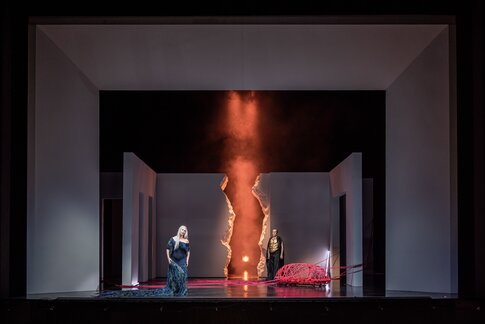 Anna Gabler (Ariadne), Florian Stern (Bacchus)