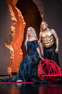 Anna Gabler (Ariadne), Florian Stern (Bacchus) | © Toni Suter