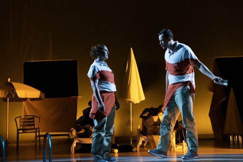 Sara Nunius (Ariel), Patrick Ljuboja (Caliban)