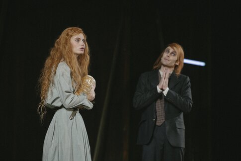 Julia Posch (Salome), Florian Granzner (Titus Feuerfuchs)