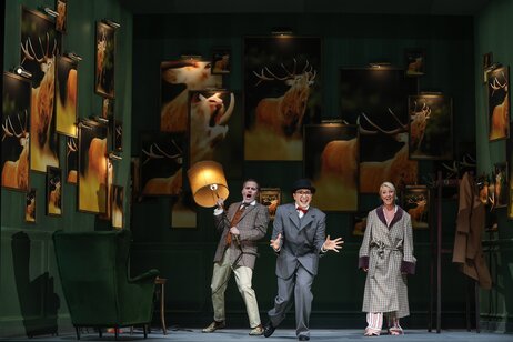 Florian Stern (Eisenstein), Jakob Nistler (Dr. Blind), Susanne Langbein (Rosalinde)