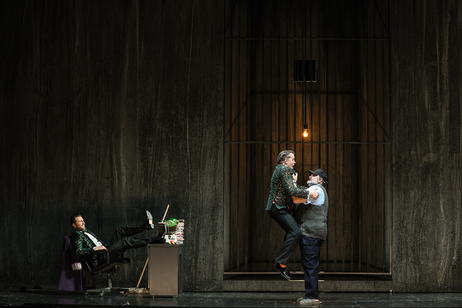 Benjamin Chamandy (Frank), Florian Stern (Eisenstein), Martin Leutgeb (Frosch)