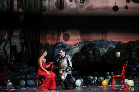 Camilla Lehmeier (Dulcinée) & Oliver Sailer (Don Quichotte) | © Barbara Pálffy