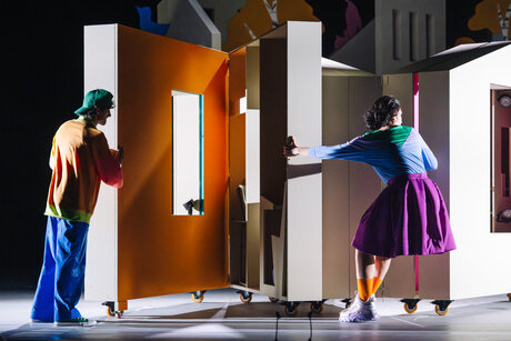 Frederick Redavid (Franz), Laetitia Toursarkissian (Gabi) | © Amir Kaufmann Frederick Redavid (Franz), Laetitia Toursarkissian (Gabi) | © Amir Kaufmann