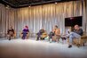 Rebecca Sandbichler (Moderatorin), Floh (Queeres Chaos Kollektiv), Dr. Ulrike Paul (Psychologin & Sexualpädagogin); Philipp Moschitz (Frank’n’Furter in «The Rocky Horror Show»), Marcel Leemann (Co-Direktor Tanz)