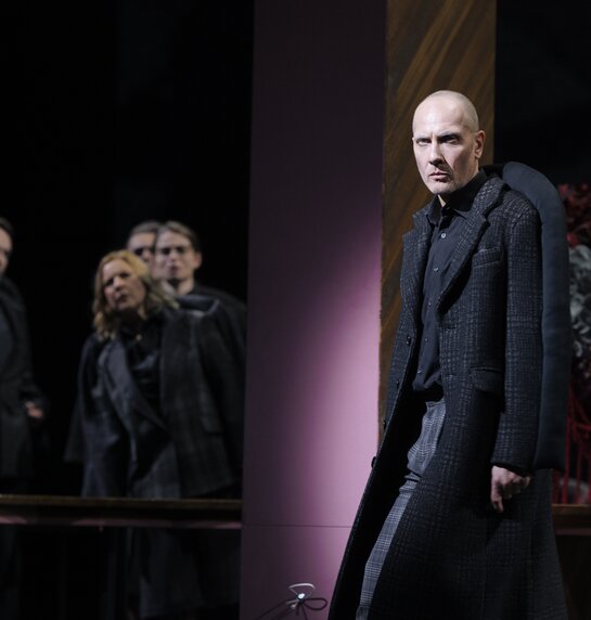 Philipp Rudig (Prof. Liebig), Tommy Fischnaller-Wachtler (Herr Landauer), Julia Posch (Anna), Ulrike Lasta (Olga) & Christoph Kail (Prof. Robert Schuster) | © Marcella Ruiz Cruz