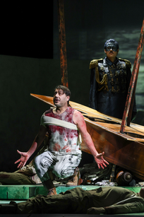Dovlet Nurgeldiyev (Idomeneo) & Oliver Sailer (Die Stimme/Neptun) | © Barbara Palffy