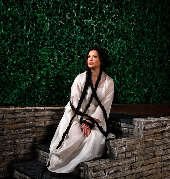 Cristiana Oliveira als Cio-Cio-San | © Leon Arevalo