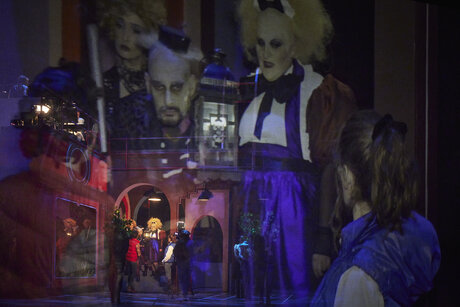 Daniela Bjelobradić (Columbia), Pasquale di Filippo (Riff-Raff), Petra Alexandra Pippan (Magenta), Lisa Schrammel (Janet) | © Konrad Fersterer Daniela Bjelobradić (Columbia), Pasquale di Filippo (Riff-Raff), Petra Alexandra Pippan (Magenta), Lisa Schrammel (Janet) | © Konrad Fersterer