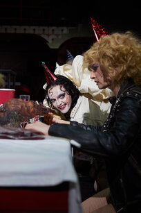Philipp Moschitz (Frank'n'Furter), Daniela Bjelobradić (Columbia) | © Konrad Fersterer Philipp Moschitz (Frank'n'Furter), Daniela Bjelobradić (Columbia) | © Konrad Fersterer
