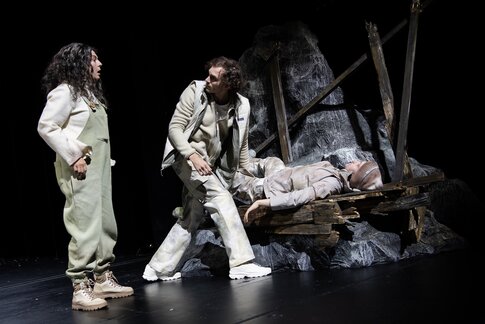 Sara Nunius (Anna), Florian Granzner (Xaver), Elias Häusler (Noah)