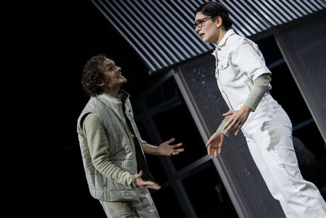 Florian Granzner (Xaver), Laetitia Toursarkissian (Marlen) | © Cordula Treml Florian Granzner (Xaver), Laetitia Toursarkissian (Marlen) | © Cordula Treml