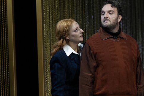 Marion Reiser (Elisabeth), Philipp Rudig (Mortimer)