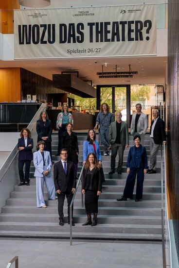 Unser Leitungsteam (von links nach rechts, beginnend ganz oben): Elisabeth Schack, Uschi Oberleiter, Stefan Späti, Martina Natter, Marcel Leemann, Wolfgang Laubichler, Susanne Fohr, Laura Nöbauer, Jeannine Grüneis, Julia Spinola, Bettina Bruinier, Markus Lutz, Irene Girkinger | © Victor Klein