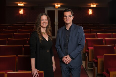 Geschäftsführende Intendantin Irene Girkinger & Geschäftsführender Kaufmännischer Direktor Markus Lutz | © Emanuel Kaser
