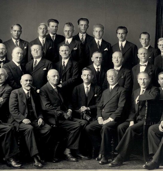 Gruppenaufnahme d. Stadtorchesters Innsbruck zw. 1893-1899 | © Stadtarchiv Innsbruck
