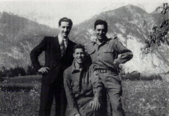 Die drei Agenten der Operation Greenup: Franz Weber, Hans Wijnberg und Fred Mayer. 