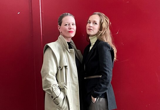 Regisseurin Eva-Maria Höckmayr und Sopranistin Marie Smolka